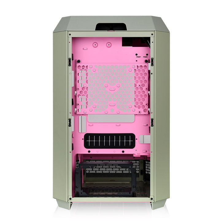 Thermaltake Tower 300 Micro-ATX Case; 2x140mm CT Fan Included; Support Up to 420mm Radiator; Optional Chassis Stand Kit Allows Horizontal Display