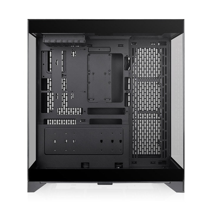 Thermaltake CTE E550 TG Mid Tower ATX Case; 3 Tempered Glass Panels; Hidden-Connector Motherboard Support; Three-Way VGA Installations; Dual Chamber Design