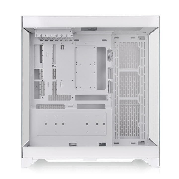 Thermaltake CTE E550 TG Mid Tower ATX Case; 3 Tempered Glass Panels; Hidden-Connector Motherboard Support; Three-Way VGA Installations; Dual Chamber Design