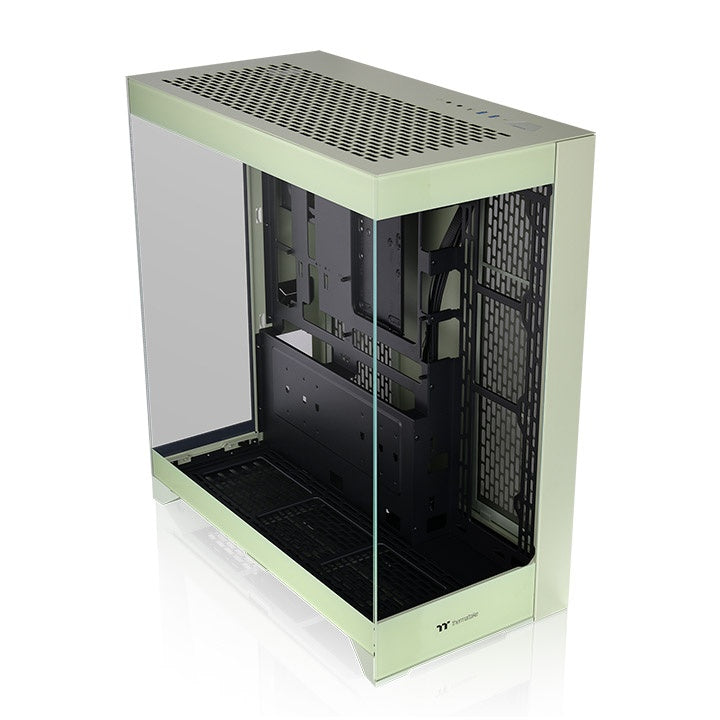 Thermaltake CTE E550 TG Mid Tower ATX Case; 3 Tempered Glass Panels; Hidden-Connector Motherboard Support; Three-Way VGA Installations; Dual Chamber Design