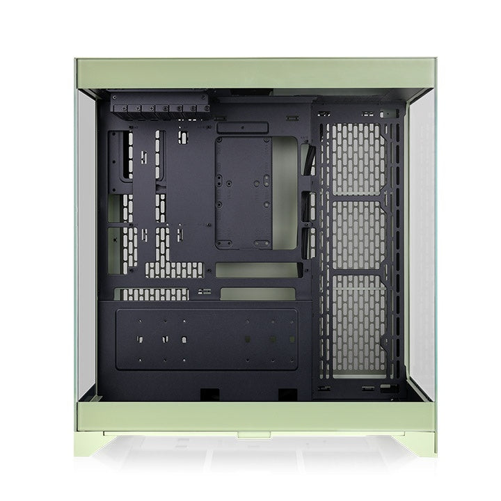 Thermaltake CTE E550 TG Mid Tower ATX Case; 3 Tempered Glass Panels; Hidden-Connector Motherboard Support; Three-Way VGA Installations; Dual Chamber Design