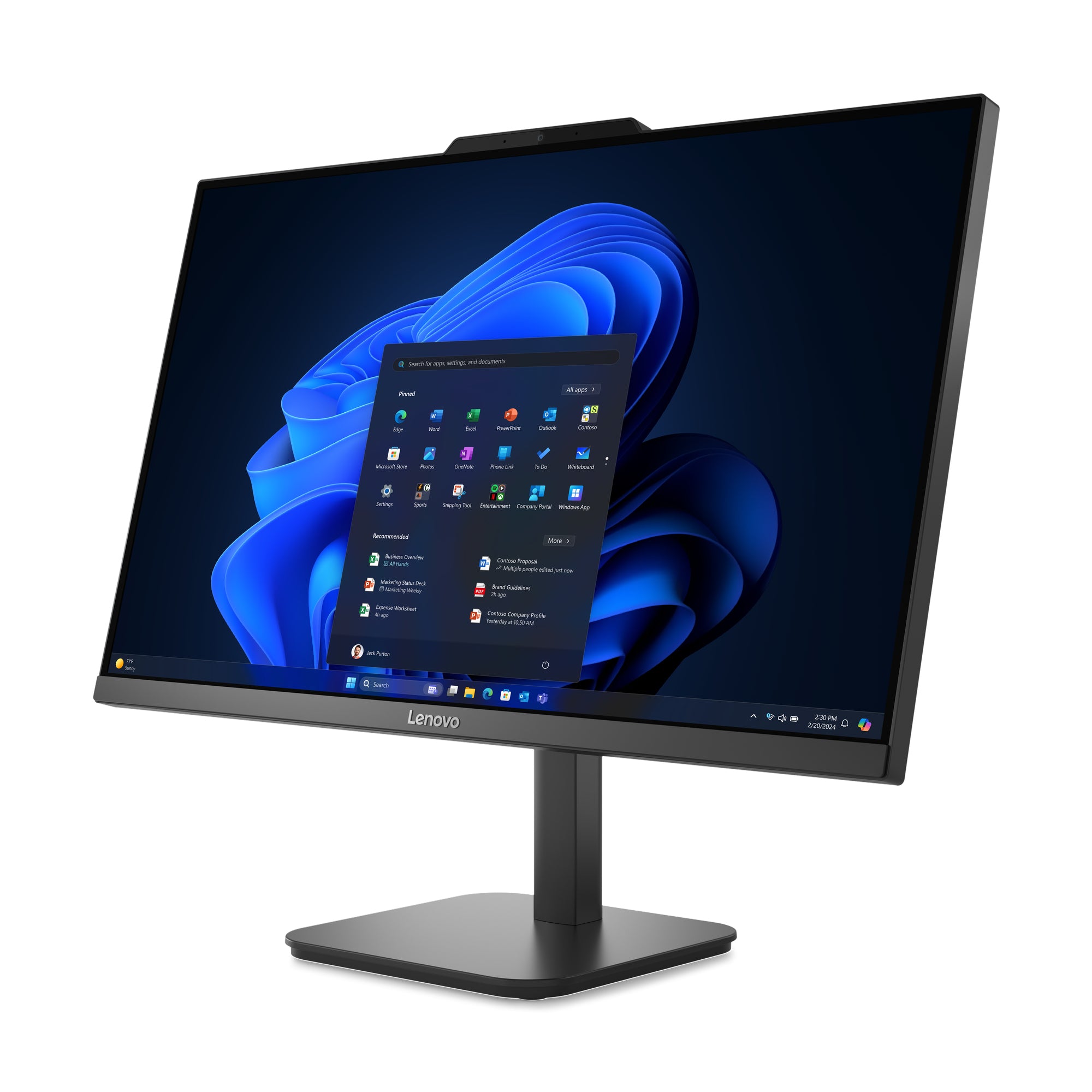 Lenovo V100 AIO 13BE003FGR - 23.8" FHD 60Hz - Intel Core i3-N305 - 8GB RAM - 512GB SSD - Shared - WIN 11 PRO K