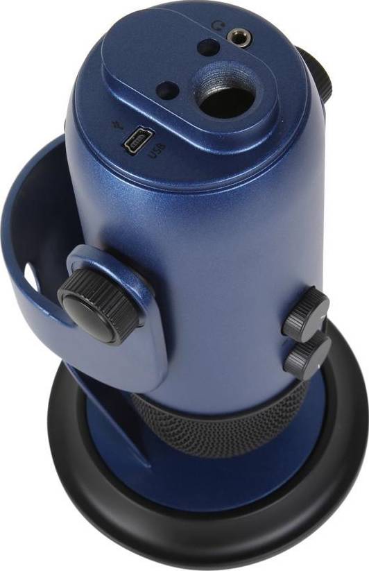 Logitech Blue Yeti USB Microphone, 120 dB Sensitivity, Corded USB, For Podcasting / Streaming / ASMR & More, Broadcast Quality 48 kHz / 16-Bit Audio