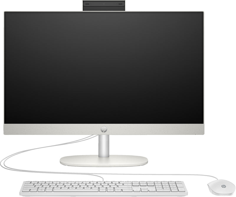 كمبيوتر HP 24-cr0309nh الكل في واحد، مقاس 23.8 بوصة، معالج Intel Core i5 i5-1335U، وذاكرة وصول عشوائي DDR4-SDRAM سعة 8 جيجابايت، ومحرك أقراص SSD سعة 512 جيجابايت، وشبكة Wi-Fi 6، وFreeDOS، باللون الأبيض