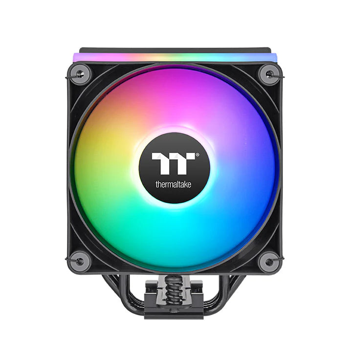 Thermaltake ASTRIA 200 ARGB CPU Cooler – Single-Tower, 210 W TDP, 4× 6 mm U-Heatpipes, 120 mm ARGB Fan (65 CFM, 500–1800 RPM), Meteor-Shower Lighting