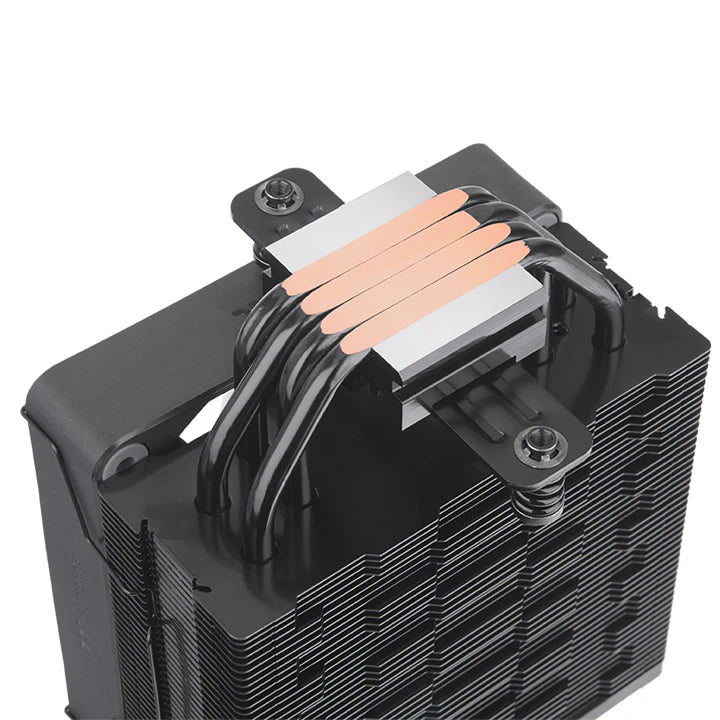 Thermaltake ASTRIA 200 ARGB CPU Cooler – Single-Tower, 210 W TDP, 4× 6 mm U-Heatpipes, 120 mm ARGB Fan (65 CFM, 500–1800 RPM), Meteor-Shower Lighting