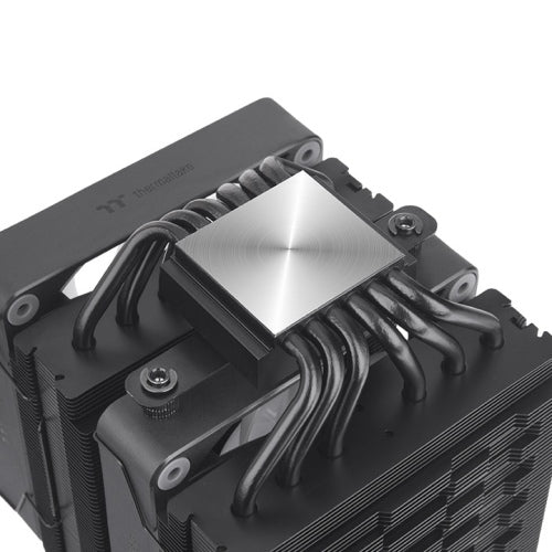 Thermaltake ASTRIA 600 ARGB CPU Cooler – Dual Tower, 265 W TDP, 6×Ø6 mm Heatpipes, 2×120 mm ARGB Fans (65 CFM, 500-1800 RPM), Meteor-Shower Lighting