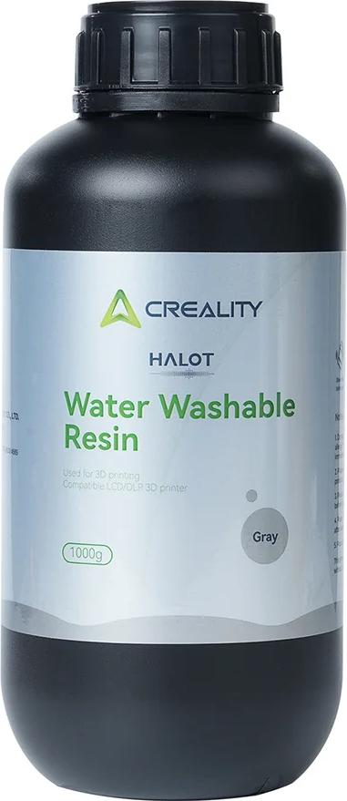 Creality Water Washable Resin – 1KG, Low Odor, High Precision, Easy Cleaning with Water, Fast Curing, For LCD 3D Printers