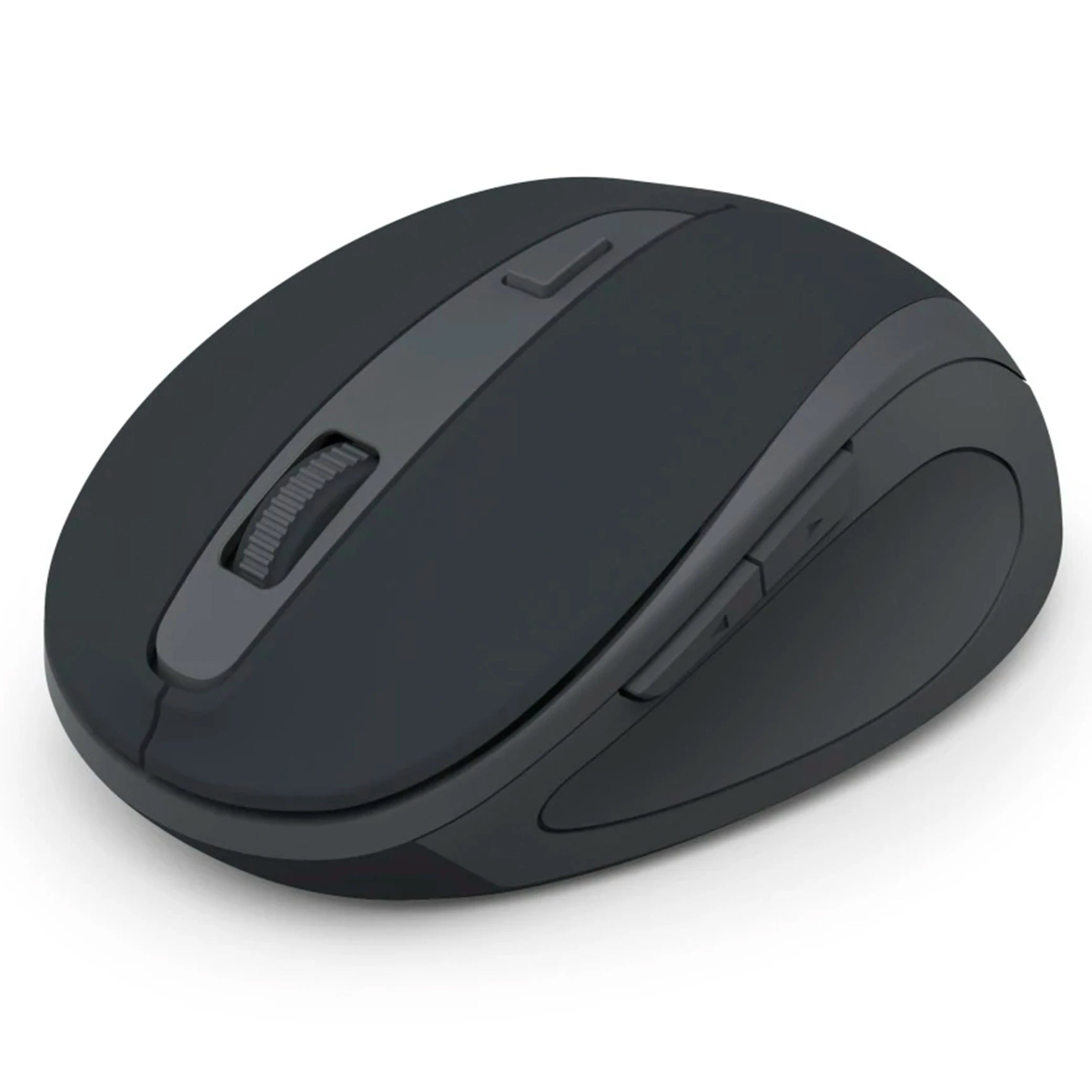 Hama WM-400 Wireless Ergonomic Mouse – 6-Button Optical Quiet Mouse with 2.4 GHz RF, Adjustable DPI, Stowable USB-A Receiver & Eco-Friendly Design