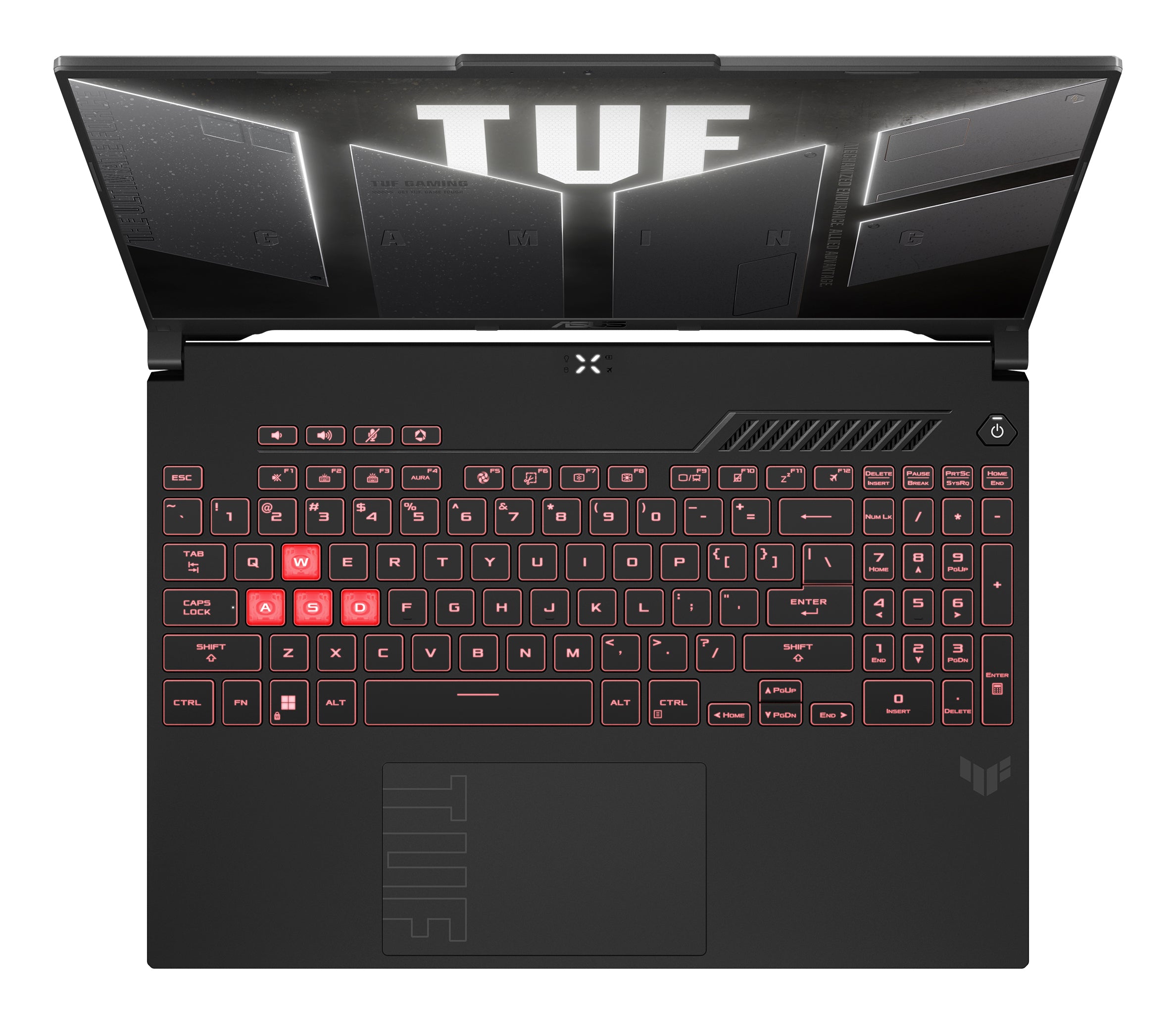 أسوس TUF جيمينج A16 FA607NU - شاشة 16 بوصة FHD 144 هرتز - ذاكرة عشوائية 8 جيجابايت - قرص صلب SSD بسعة 512 جيجابايت - بطاقة رسومات NVIDIA GeForce RTX 4050 بسعة 6 جيجابايت - ويندوز 11 برو K