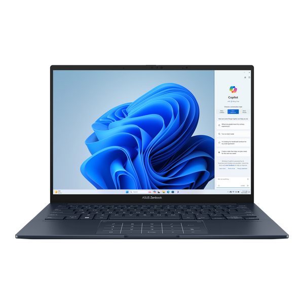 ASUS Zenbook 14 OLED UX3405MA-PZ464W 14" 3K 120Hz Laptop - Core Ultra 9-185H - 16GB RAM - 1TB SSD - Shared - Win 11 (Ponder Blue)