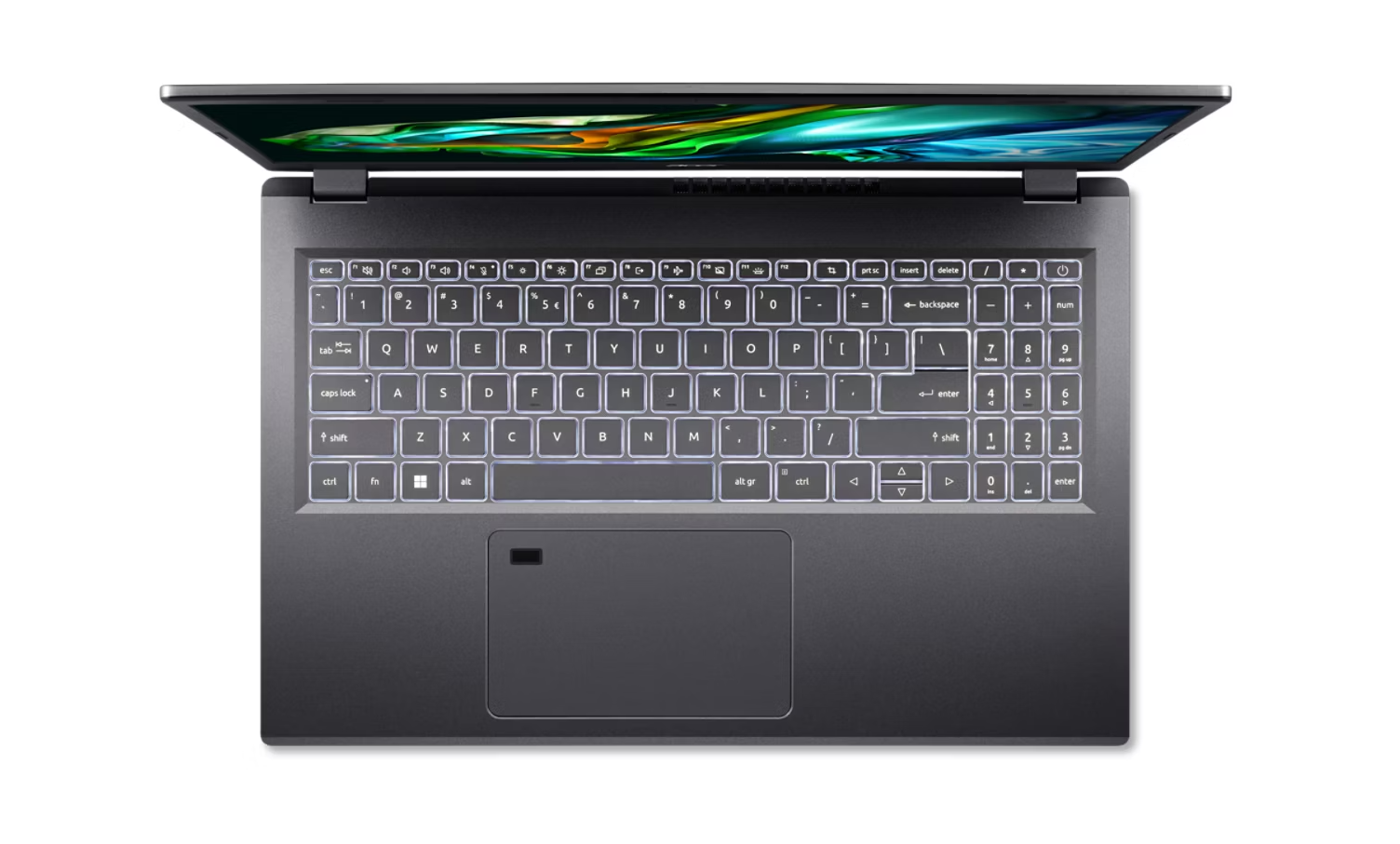 لابتوب Acer Aspire 5 مقاس 15 بوصة - معالج Core i5-13420H - ذاكرة وصول عشوائي (RAM) سعة 8 جيجابايت - قرص SSD سعة 512 جيجابايت - نظام تشغيل Windows 10 Pro K