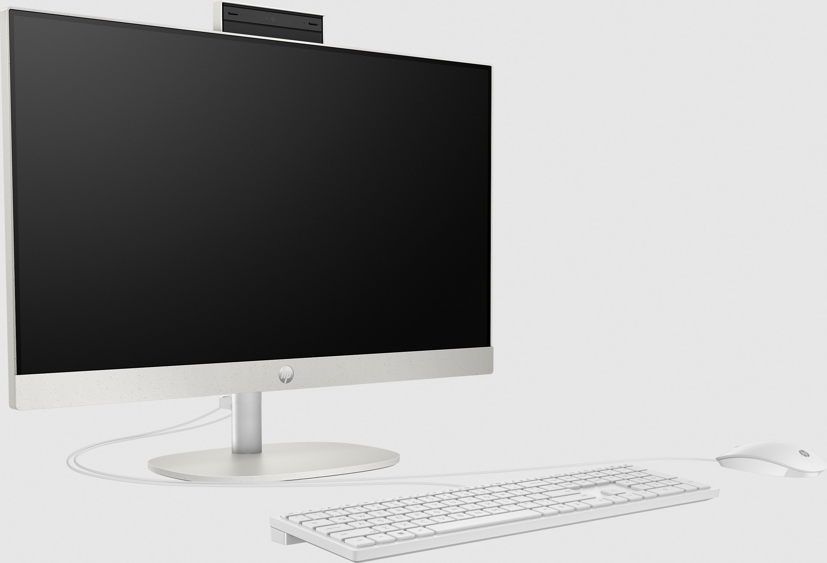 جهاز HP 24-cr0029ne الكل في واحد، مقاس 23.8 بوصة، معالج Core i7-1355U، ذاكرة وصول عشوائي (RAM) سعة 16 جيجابايت، قرص SSD سعة 1 تيرابايت، نظام تشغيل Windows PRO K