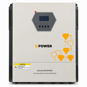 iPower GA11048SMHB 11KW 48V Solar Inverter, Dual 7500W PV MPPT, Pure Sine Wave, BMS Lithium Support & 9-Unit Parallel