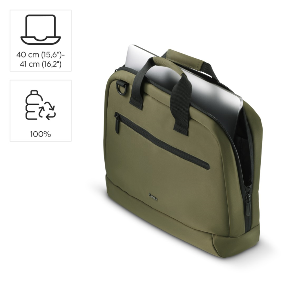 Hama “Ultra Lightweight” Laptop Bag for 15.6″–16.2″ (40-41 cm) – Olive