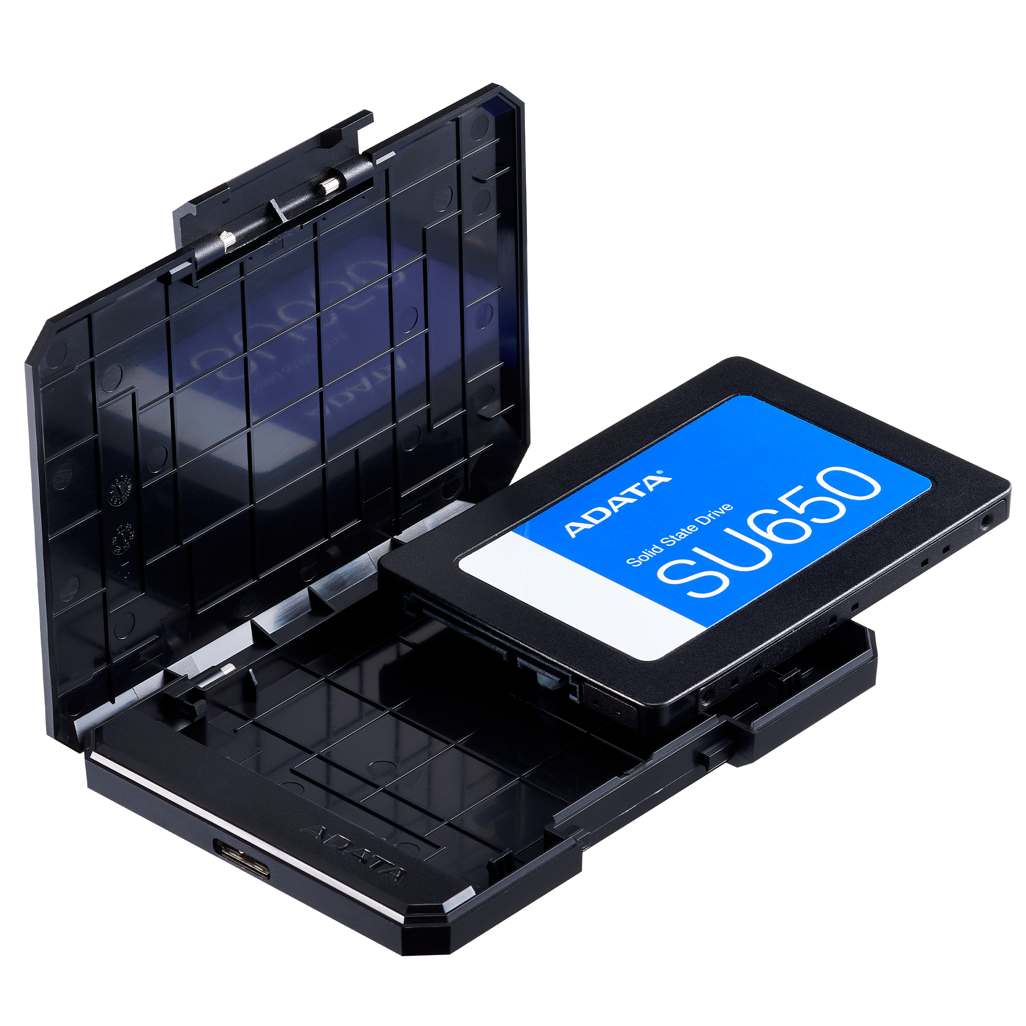 علبة ADATA EC600 الخارجية لمحرك الأقراص الصلبة/SSD مقاس 2.5 بوصة