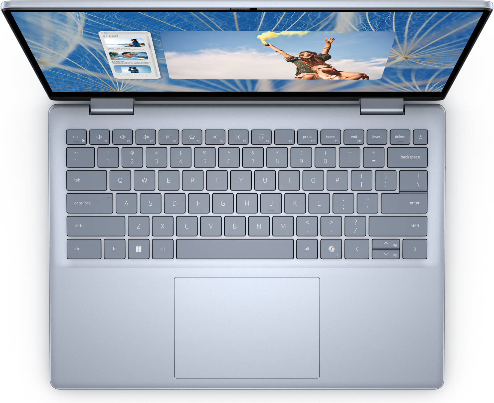 كمبيوتر محمول ديل إنسبيرون 14 7440 2 في 1 قابل للتحويل، شاشة 14 بوصة FHD+ - معالج إنتل كور 5 120U - ذاكرة وصول عشوائي (RAM) سعة 8 جيجابايت - قرص صلب SSD سعة 512 جيجابايت - نظام ويندوز 11 هوم