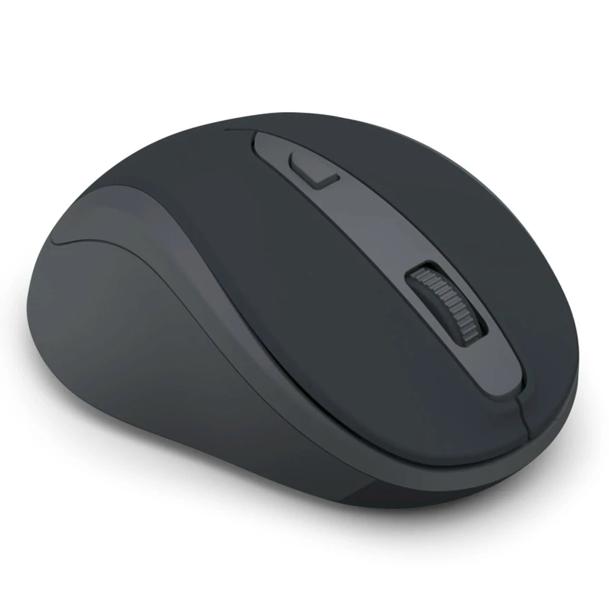 Hama WM-400 Wireless Ergonomic Mouse – 6-Button Optical Quiet Mouse with 2.4 GHz RF, Adjustable DPI, Stowable USB-A Receiver & Eco-Friendly Design