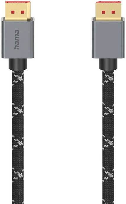 Hama DisplayPort Cable DP 1.4 Ultra-HD 8K Alu 2.00 m