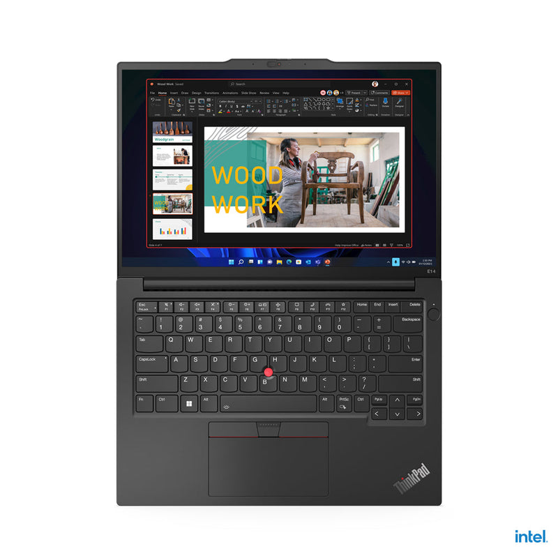 Lenovo ThinkPad E14 Gen 5 14" FHD Laptop - Core i7-13700H - 16GB RAM - 512GB SSD - Shared - DOS (Graphite Black)