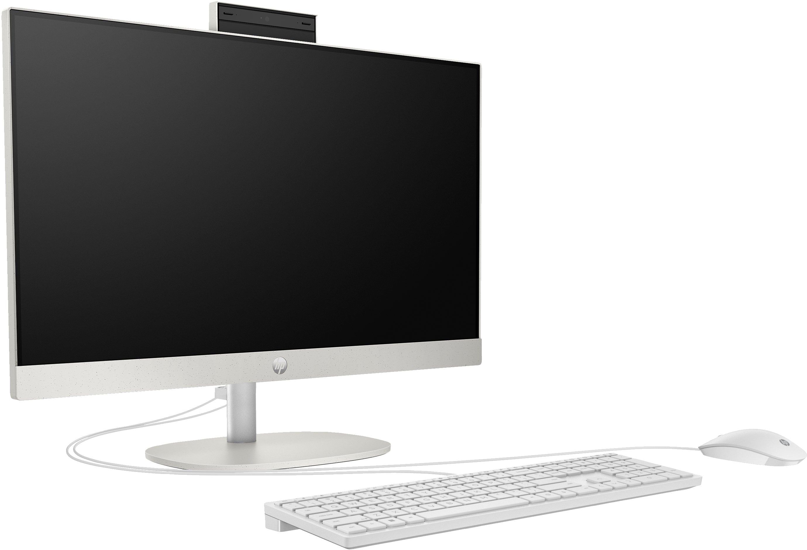 كمبيوتر HP 24-cr0309nh الكل في واحد، مقاس 23.8 بوصة، معالج Intel Core i5-1335U، ذاكرة وصول عشوائي DDR4 سعة 8 جيجابايت، ومحرك أقراص صلبة سعة 512 جيجابايت، ونظام تشغيل Windows Pro K (أبيض)