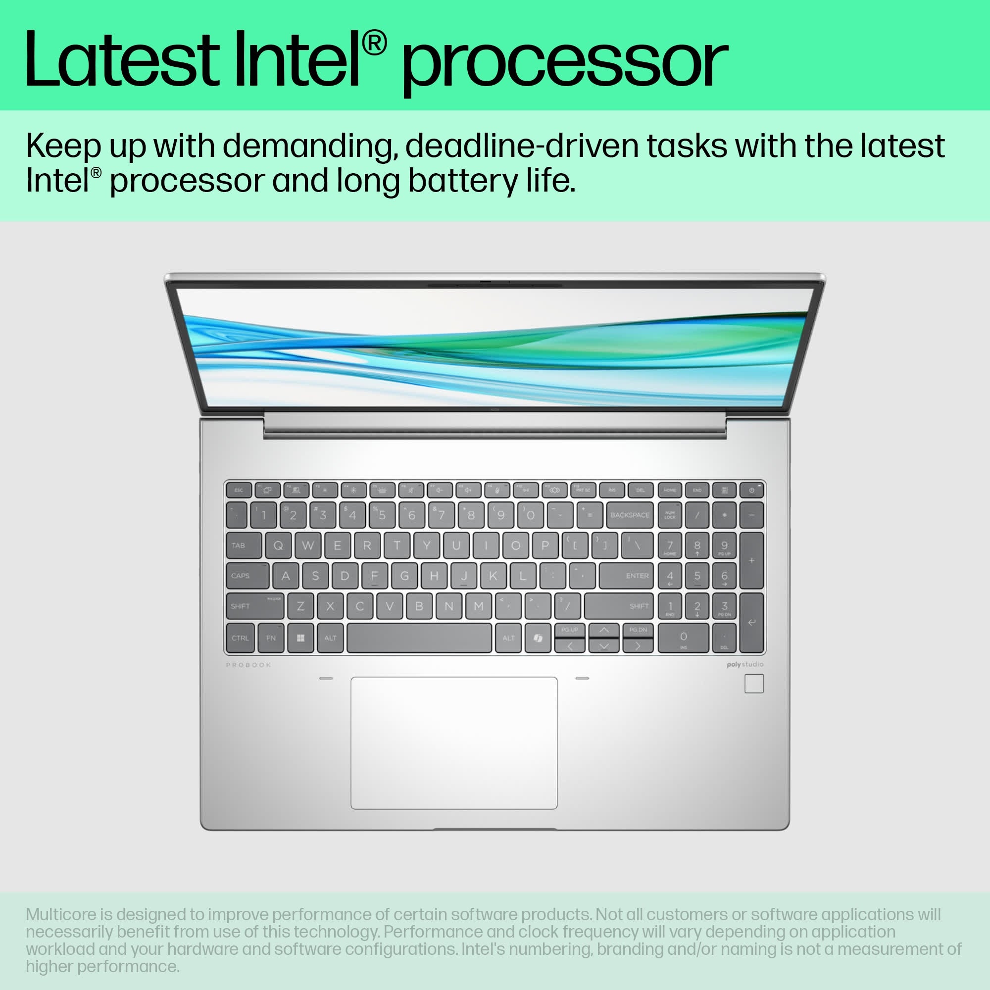 كمبيوتر محمول HP ProBook 440 G11 بشاشة 14 بوصة عالية الوضوح - معالج Core Ultra 5 125U - ذاكرة وصول عشوائي (RAM) سعة 8 جيجابايت - قرص SSD سعة 512 جيجابايت - نظام تشغيل Windows 10 Pro K