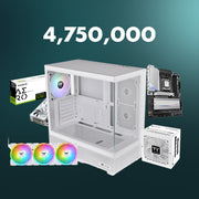 Gaming PC AMD Ryzen 9 9900X3D with RTX 5080 16GB - 32GB DDR5 6000MHz RGB - 2TB NVMe SSD - 850W Gold PSU - White ARGB Liquid Cooling - Windows 11 Pro