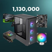 Gaming PC Intel Core i5-12400F with RTX 5050 8GB - 16GB DDR4 3600MHz RGB - 512GB NVMe SSD - 650W PSU - Windows 11 Pro - ARGB Gaming Case
