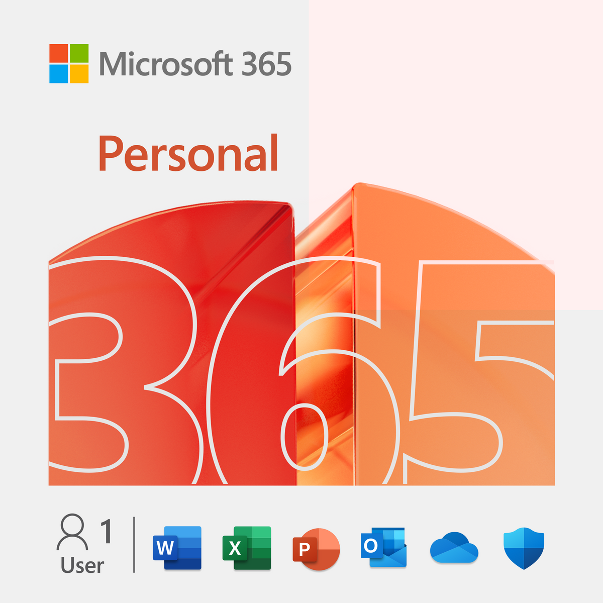 Microsoft 365 Personal - اشتراك لمدة عام واحد، مستخدم واحد، تطبيقات مُحسّنة بالذكاء الاصطناعي + تخزين سحابي
