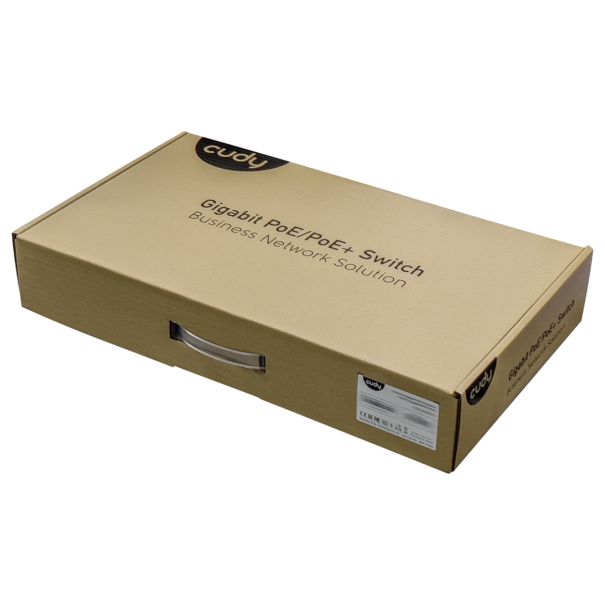 Cudy GS1020PS2 2.0 16‑Port Gigabit PoE+ Switch with 2 Gigabit SFP, 200 W Budget, VLAN/Extend Modes, Rack/Desktop