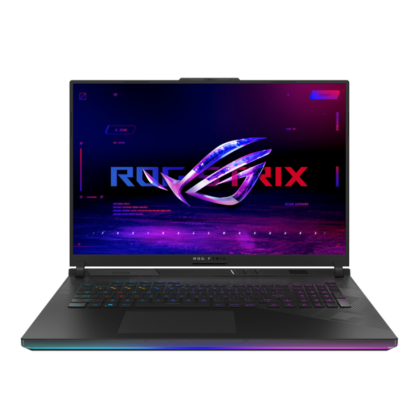 لاب توب ASUS ROG Strix SCAR 18 G834JZR-N6056 مقاس 18 بوصة WQXGA 2.5K 240 هرتز - Core i9-14900HX - ذاكرة وصول عشوائي 32 جيجابايت - SSD 1 تيرابايت - RTX 4080 12 جيجابايت - ويندوز 10 Pro K