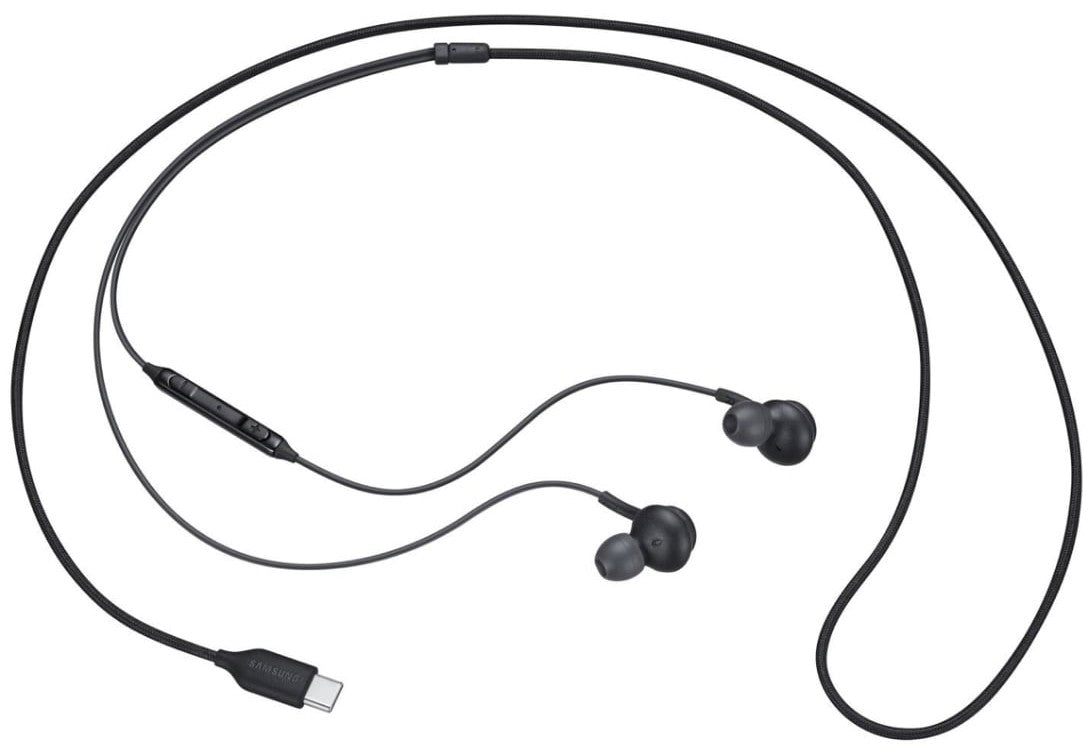 HP DHH-1127 سماعات أذن سلكية بمنفذ USB-C مع ميكروفون، محركات ١٤ ملم، تحكم عن بعد، وسلك مسطح متين – أسود