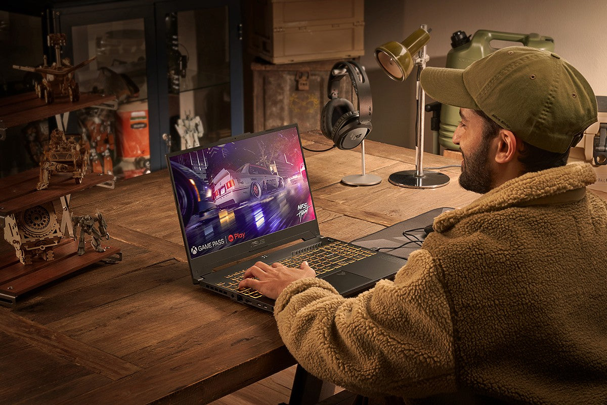 Asus TUF F15 FX607VU-RL048 - ‏16 بوصة FHD ‏144Hz - Intel Core 5 210H - ذاكرة RAM بسعة 16GB - SSD بسعة 512GB - NVIDIA GeForce RTX 4050 بسعة 6GB - WIN 11 PRO K