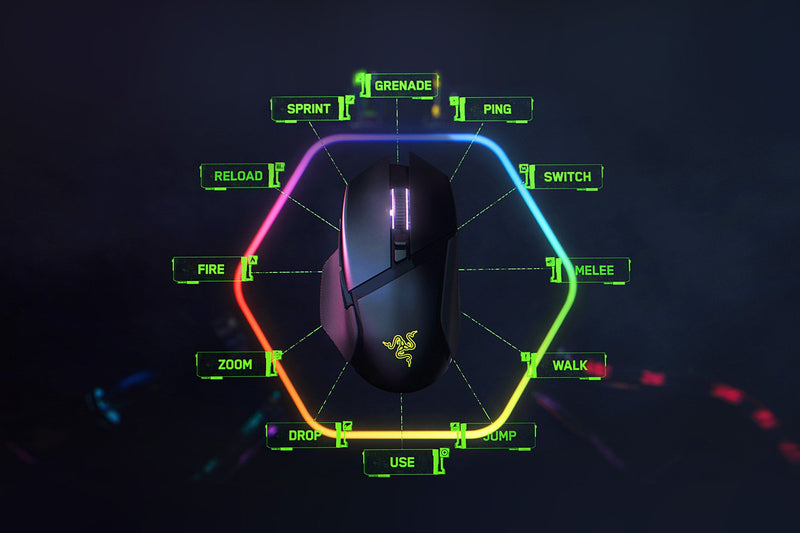 Razer Basilisk V3 Pro RGB Wireless Gaming Mouse Black
