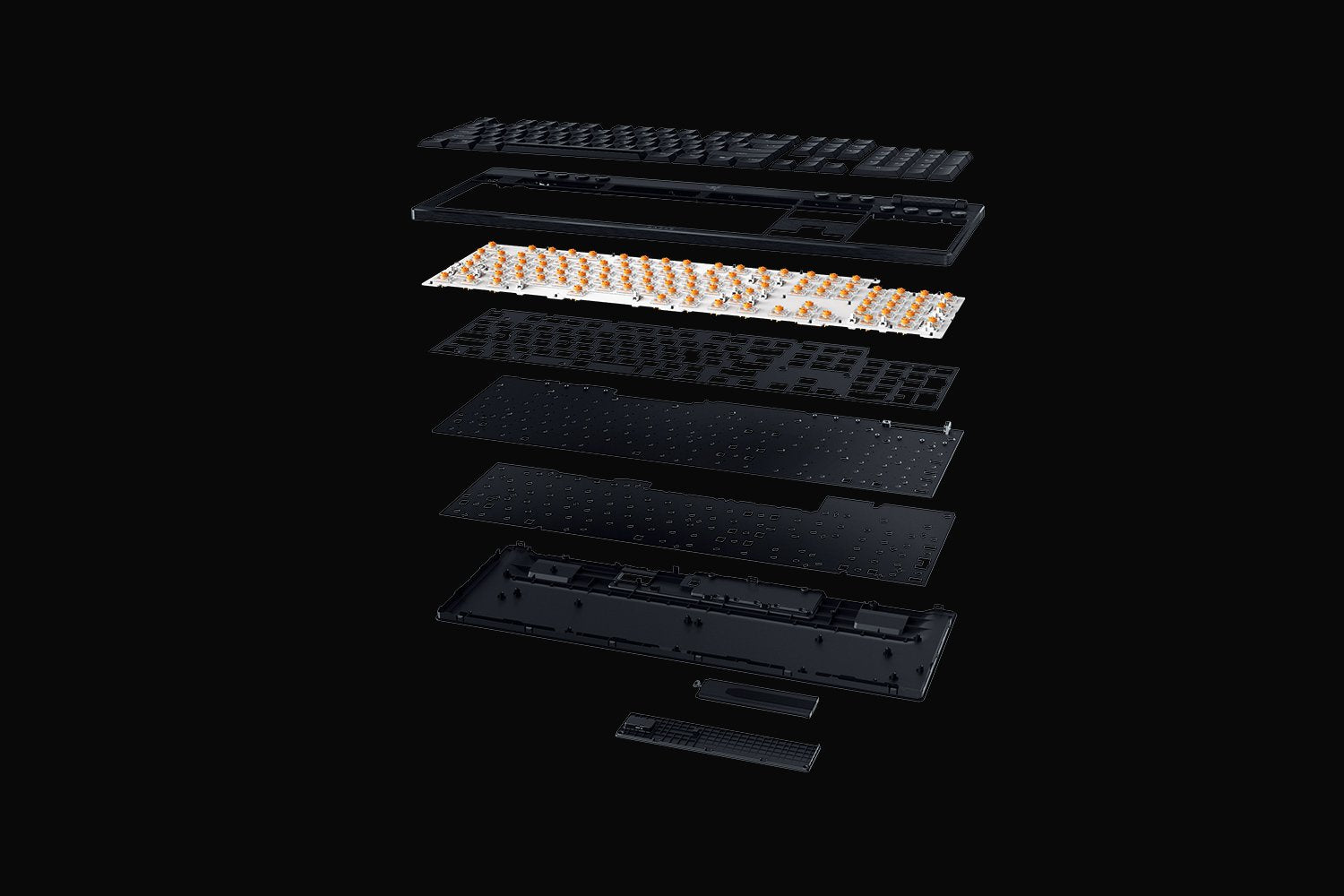 Razer BlackWidow V4 Low-Profile HyperSpeed Wireless Mechanical Keyboard – Triple-Mode, RGB, Low-Profile Switches