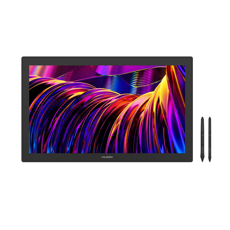 HUION Kamvas Pro 27 - شاشة عرض قلم بدقة 4K UHD مع قلم بدون بطارية، ومجموعة ألوان Adobe RGB بنسبة 99%، وحامل قابل للتعديل للفن والتصميم الرقمي الاحترافي