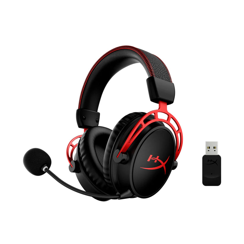 HyperX Cloud Alpha Wireless Gaming Headset – 300-Hour Battery, DTS:X Spatial Audio, Dual Chamber Drivers, Noise-Canceling Mic
