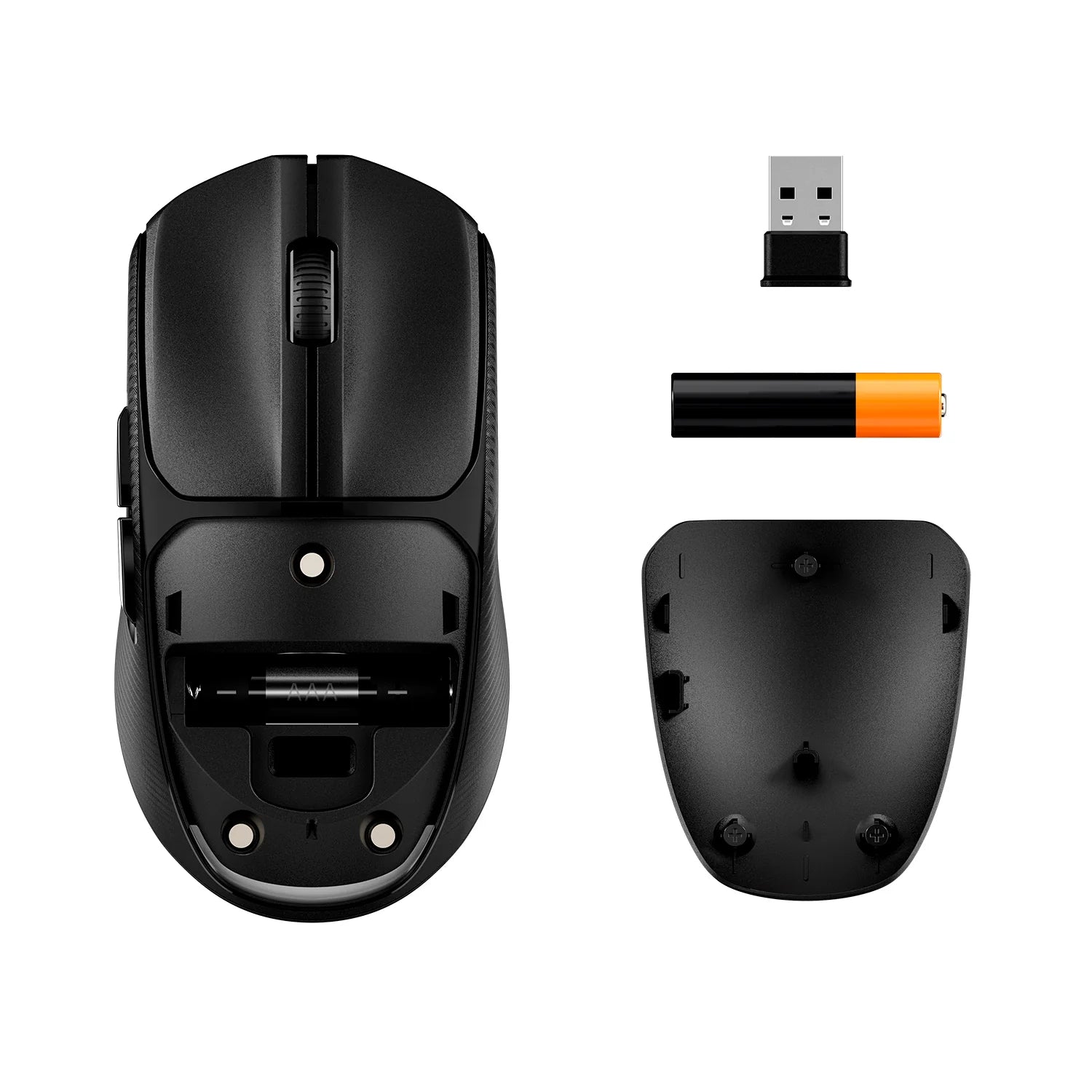 HyperX Pulsefire Fuse Wireless – Lightweight Ambidextrous Gaming Mouse, Dual Wireless (2.4 GHz & Bluetooth), 12 000 DPI, 85-Hour Battery Life