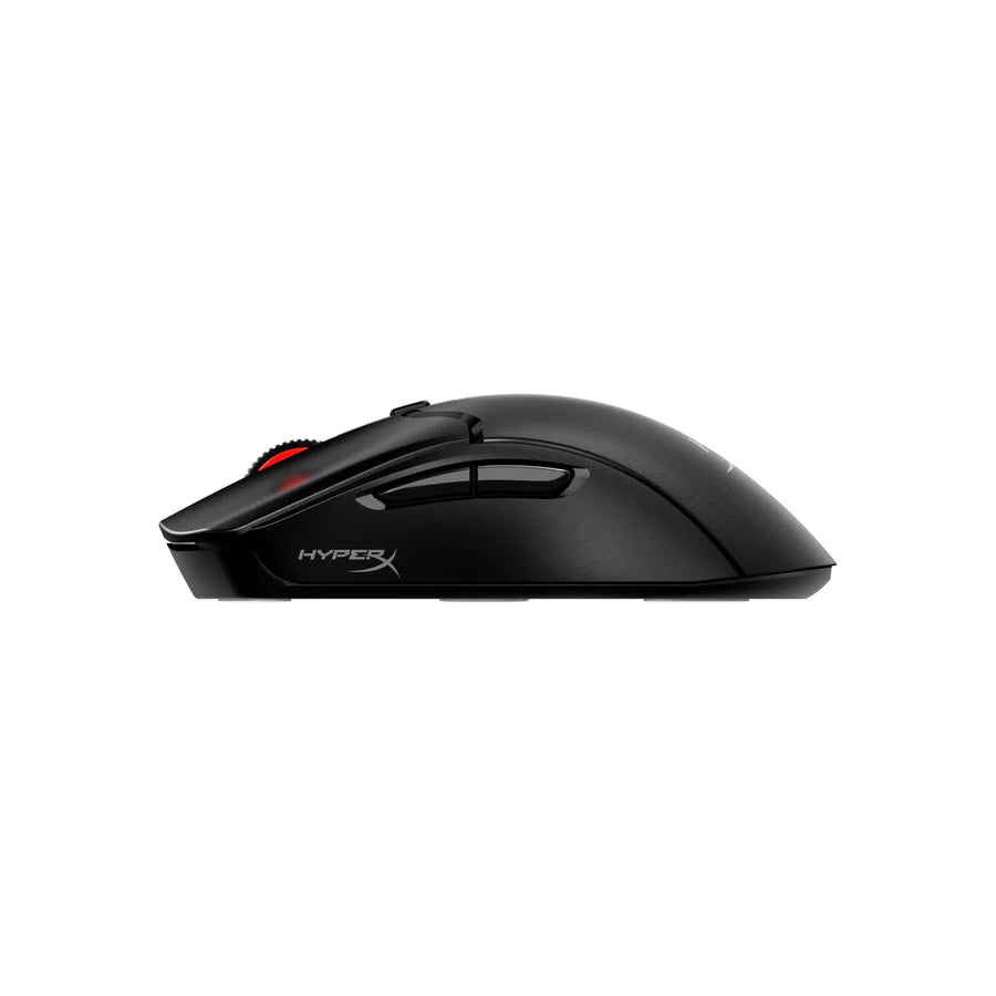 ماوس ألعاب لاسلكي HyperX Pulsefire Haste 2 Core لأجهزة الكمبيوتر، عمر بطارية طويل، خفيف الوزن، مستشعر أساسي مخصص، اتصال لاسلكي مزدوج، أسود 