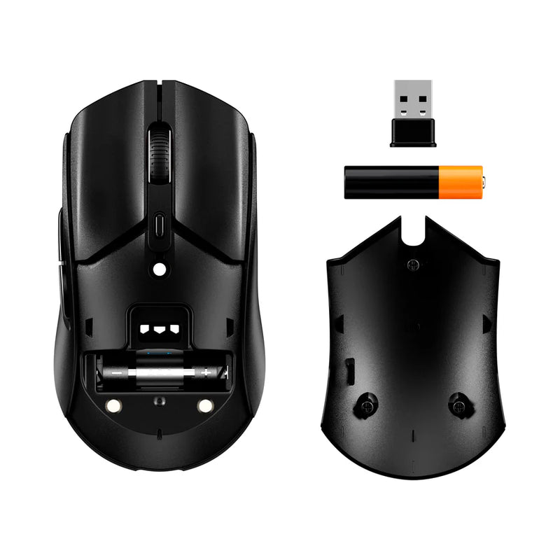 HyperX Pulsefire Haste 2 Core Wireless – Gaming Mouse for PC, Long Battery Life, Lightweight, Custom Core Sensor, Dual Wireless Connectivity, Black