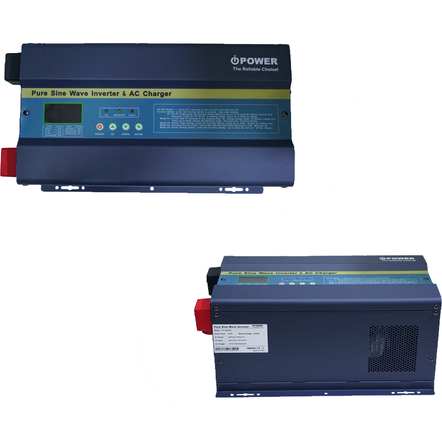 عاكس موجة جيبية نقية INV-TRANS 35248-FI – 5KVA / 3500W – 48V تيار مستمر – دخل تيار متردد بحد أقصى 270V – زمن تحويل ≤8ms