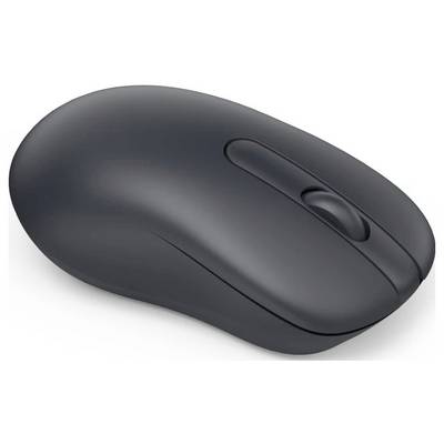ماوس هاما WM-100 البصري اللاسلكي - دقة 1200 نقطة في البوصة - نقرة صامتة - 3 أزرار - مستقبل نانو USB بتردد 2.4 جيجاهرتز - مناسب لليد اليمنى واليسرى - أسود