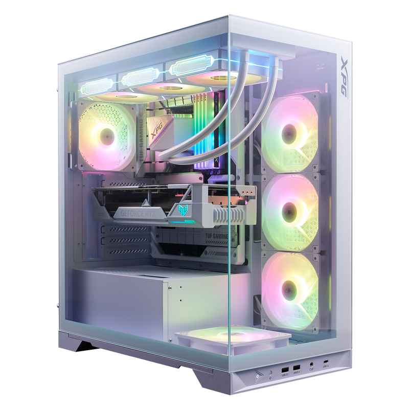 XPG INVADER X BTF Mid-Tower Case (White)