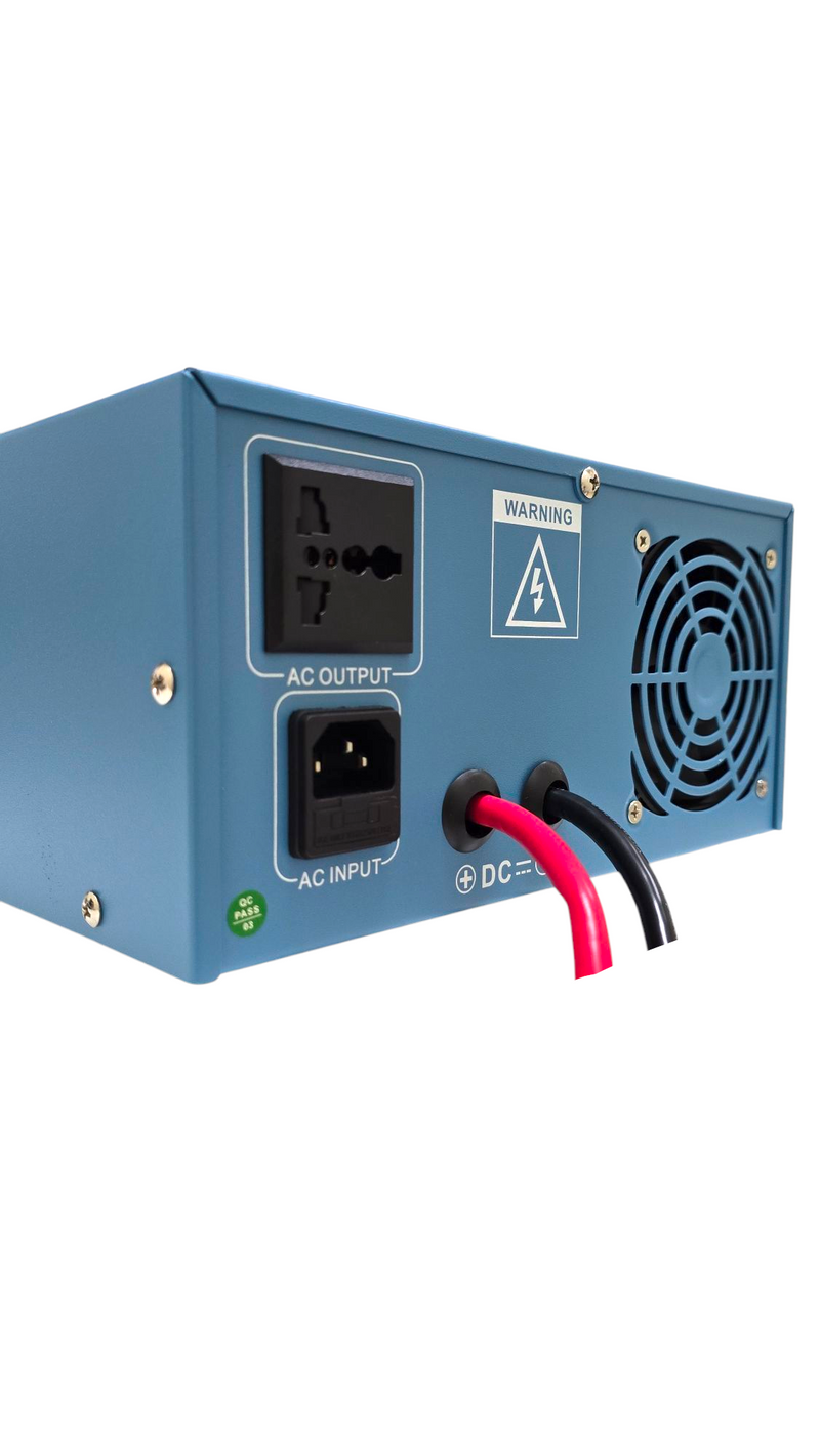 iPower موجة جيبية نقية 12V DC إلى AC Power Inverter
