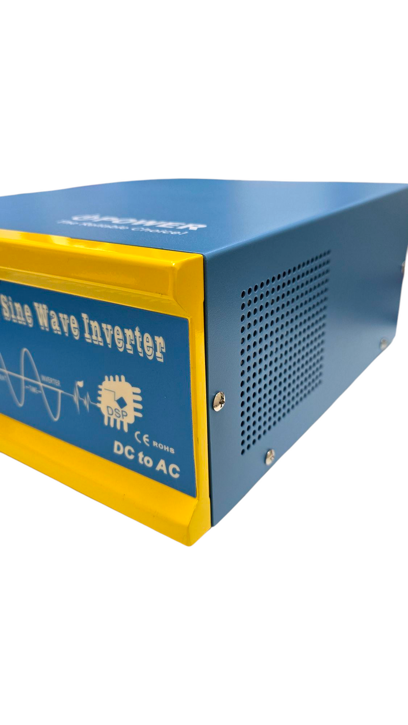 iPower موجة جيبية نقية 12V DC إلى AC Power Inverter