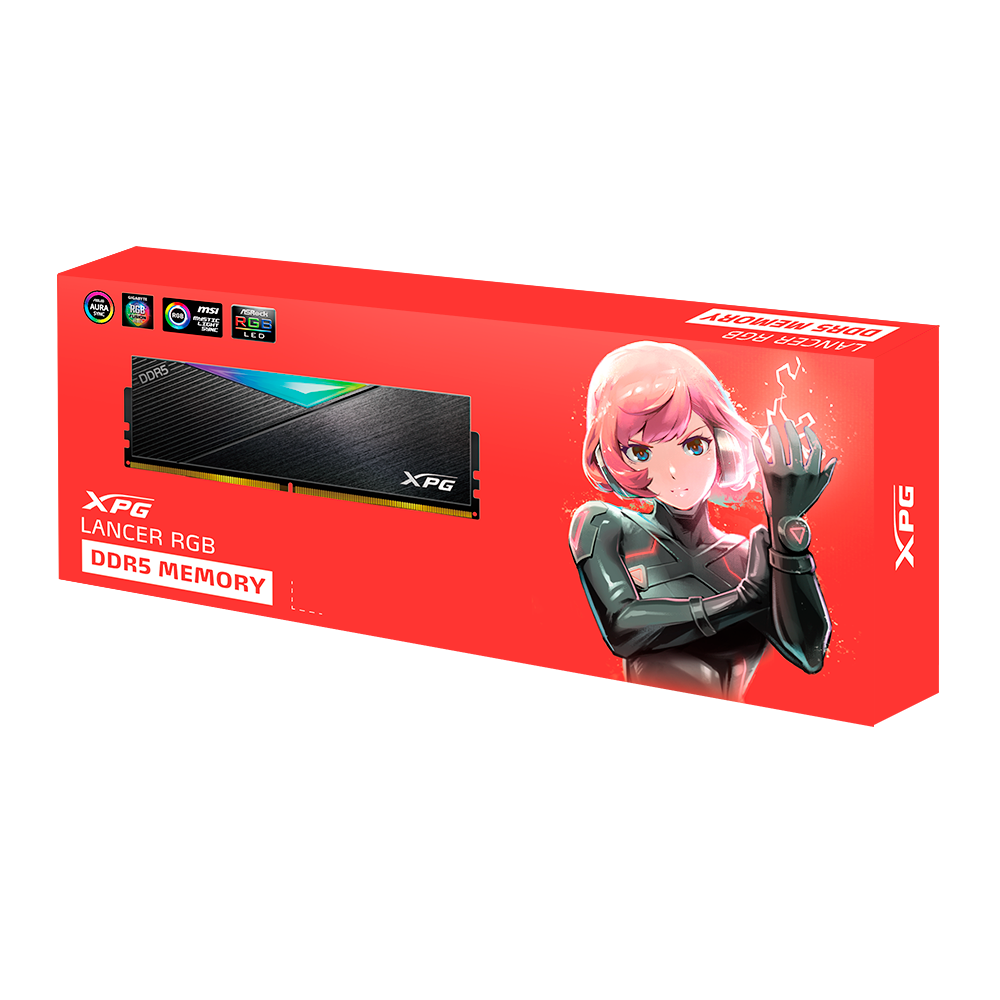 ADATA XPG Lancer RGB 32GB (16GBx2) DDR5 5600MHz CL36 Memory