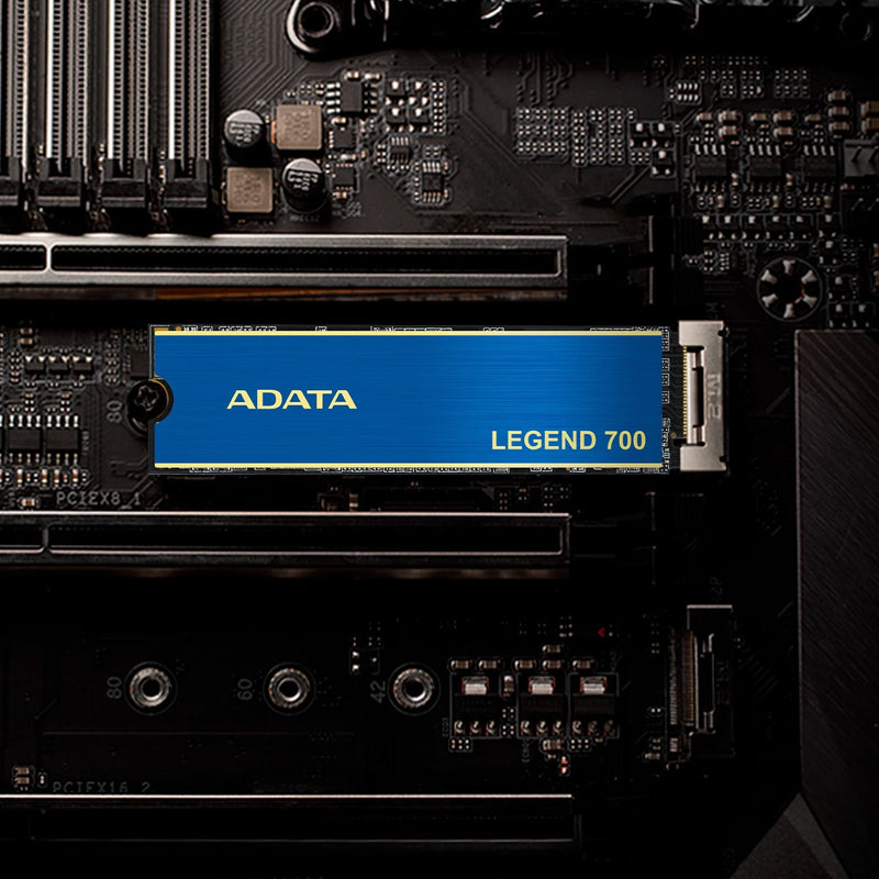 ADATA LEGEND 700 512GB PCIe Gen3x4 NVMe M.2 2280 SSD - Up to 2,000MB/s, 3D NAND, DRAM-less, Slim Heatsink Design