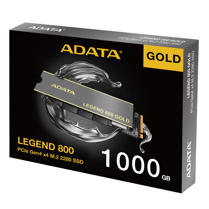 ADATA LEGEND 800 GOLD PCIe Gen4 x4 M.2 2280 Solid State Drive