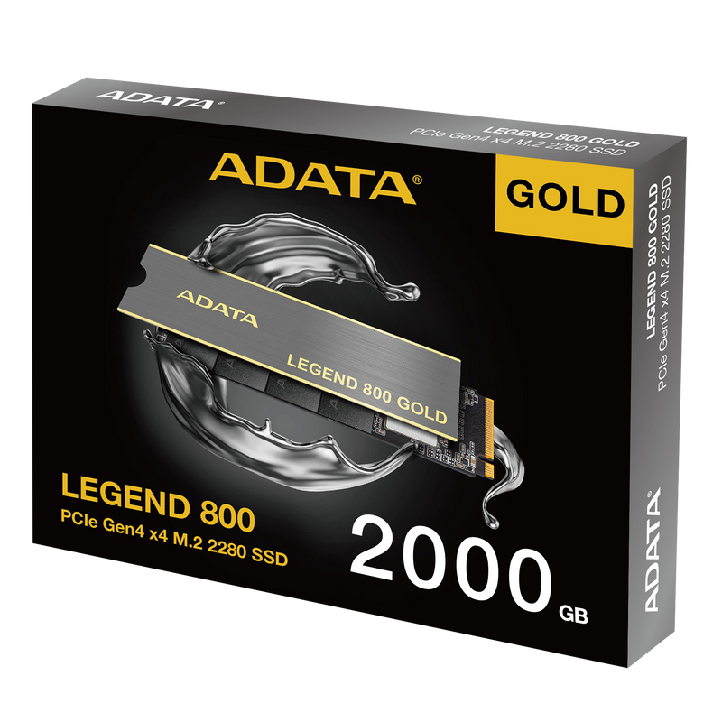 ADATA LEGEND 800 GOLD PCIe Gen4 x4 M.2 2280 Solid State Drive