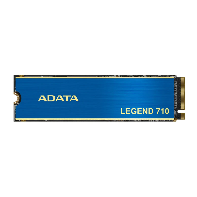 قرص تخزين ADATA LEGEND 710 SSD بسعة 256 جيجابايت PCIe Gen3x4 NVMe M.2 - بسرعة تصل إلى 2100/1000 ميجابايت/ثانية، NVMe 1.4، HMB، LDPC ECC